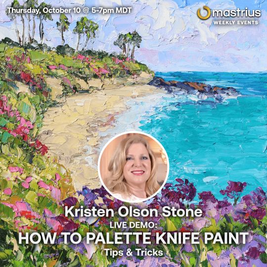 OCT 10 - Live Demo with Mastrius Master Artist Kristen Olson Stone