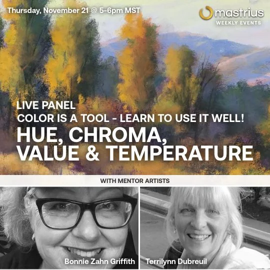 NOV 21 – Live Panel Color is a Tool with Mastrius Mentor Artist Bonnie1